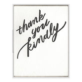 Thank You Kindly card